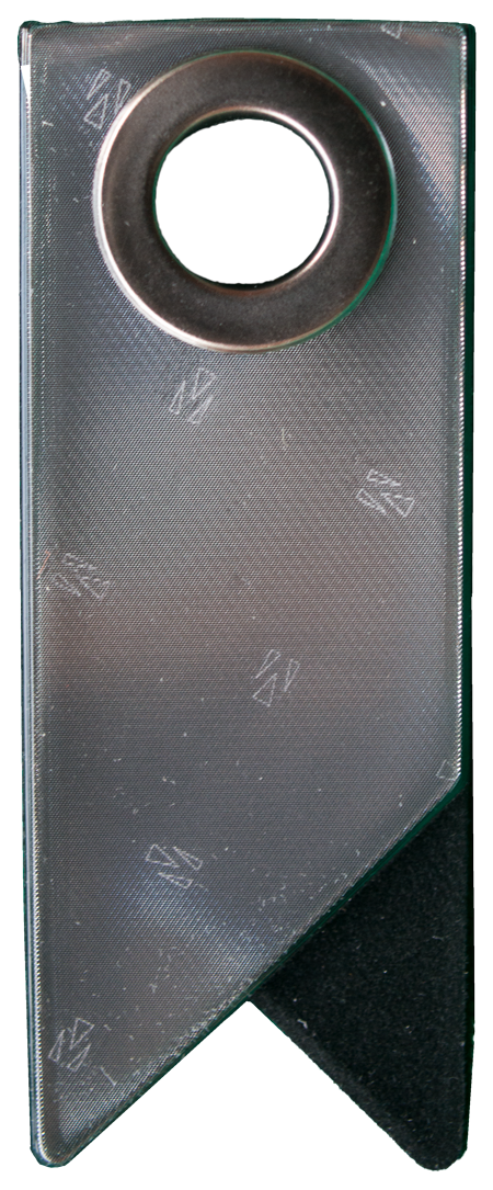 Bag Reflector short, 360º reflective, metal eyelet, approx 85mm x 32mm